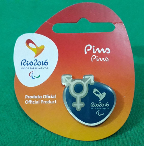 Pin Olímpico - Rio 2016 - Div. Paral. Transex - Memorabilia