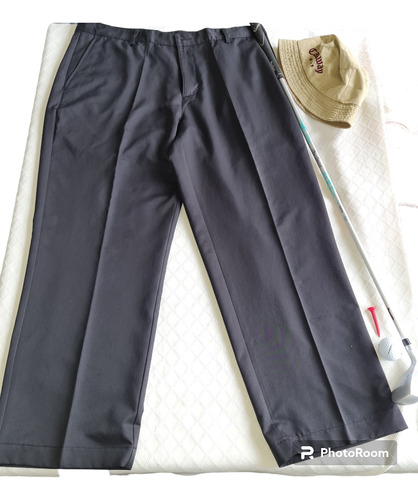 Pantalón De Golf adidas Talle 36x34 Gris Climalite
