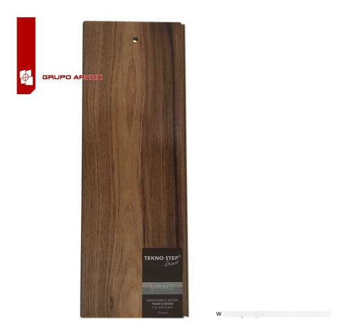 Imagen 2 de 6 de Caja Piso Laminado Teknostep Mirage Montecarlo Acacia 10mm