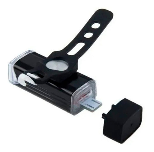 Imagem 2 de 2 de Farol Bike Tsw 180 Lumens Sinalizador Lanterna Led Preta