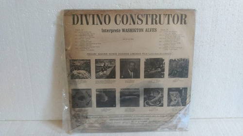 Lp Washigton Alves - Divino Construtor - Disco Vinil (Usado)
