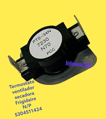 Termostato Ventilador Secadora Frigidaire 5304511424