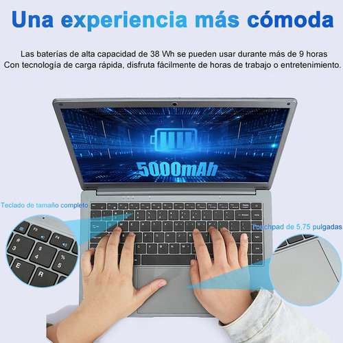 Laptop Space Gray Intel Celeron Uhd Graphics 600 Gunfrose Coolbook