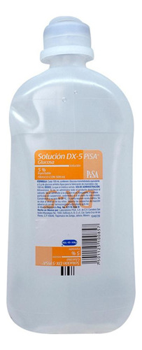 Solución Dx-5 Pisa Solución 5 G, 1 Frasco Plástico 500 Ml