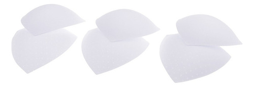 6 Pares De Cojín De Pecho Protector Almohadillas Triángulo