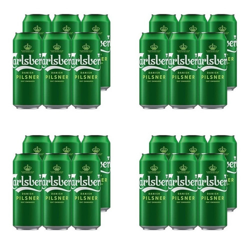 Imagen 1 de 10 de Carlsberg Green . Cerveza . 500ml X 24 - Tomate Algo® -