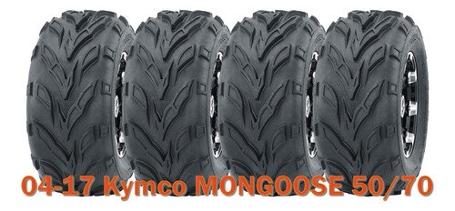 (4) 16x8-7 Wanda Atv Tires Set For 2004-2017 Kymco Mongo Ugg