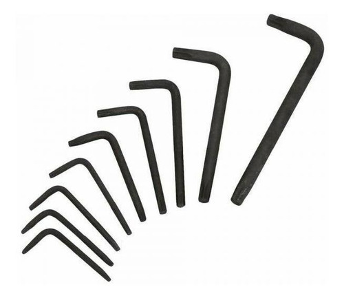 Jogo De Chaves Torx Kit Torx 9 Peças Chave L T10-t50 Gedore