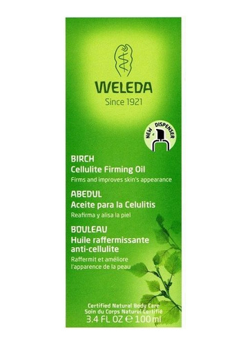 Aceite Abedul Celulitis Weleda - Tonifica, Reafirma - Vegano Tipo De Envase Vidrio Fragancia Abedul Tipos De Piel Todas