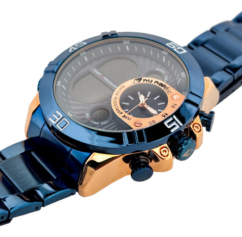 Nu Nordic Hombre Reloj Digital 00104 Correa 0003