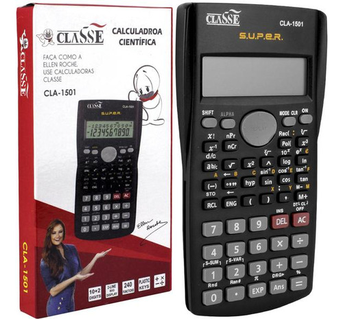 Calculadora Científica Classe Cla-1501 - 240 Funções
