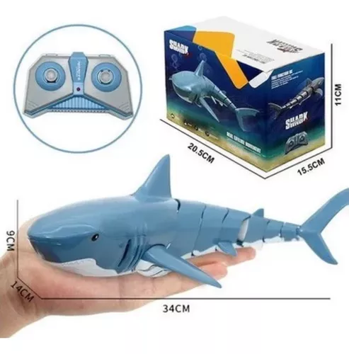 Tubarão Controle Remoto Shark Robo Brinquedo De Piscina - Pool - Moto de  Controle Remoto - Magazine Luiza