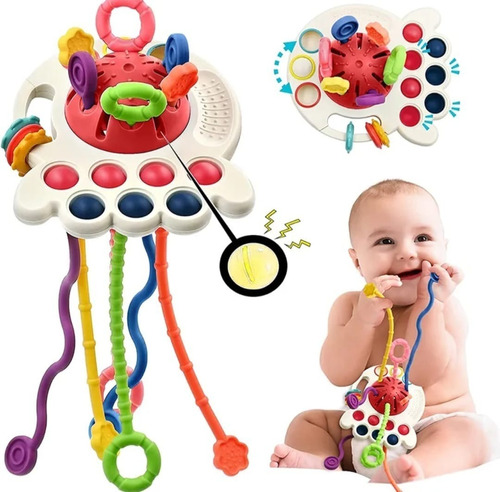 Juego Sensorial Para Bebe Educativo Montessori Silicona