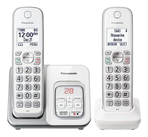 Panasonic Dect 6.0 Teléfono Inalámbrico Expandible Con Conte