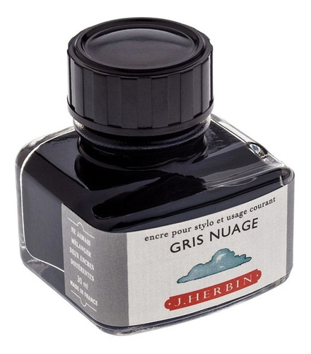 Tinta Para Caneta Tinteiro Herbin 30ml Gris Nuage 