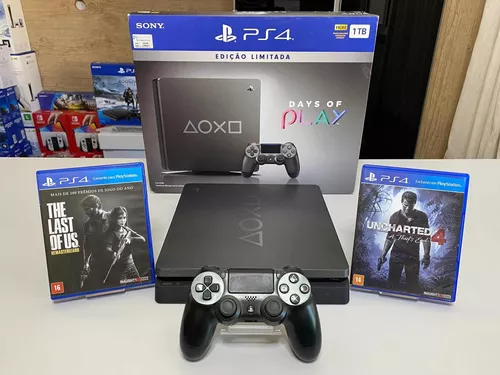 Console - Ps4 Slim 1TB ( USADO ) - Rodrigo Games