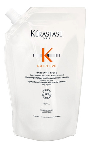 Kérastase Nutritive Bain Satin Riche Refil - Shampoo 500ml