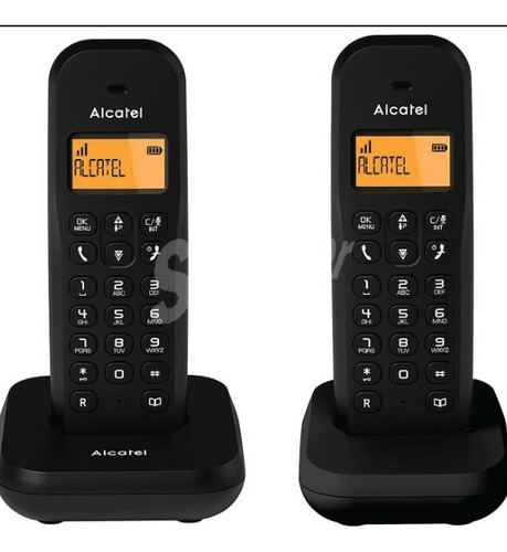 Telefono Inalámbrico Alcatel E395- Negro/ Naranjo