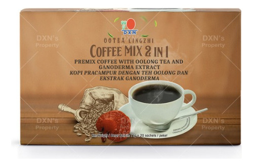 Ootea Lingzhi Coffee Mix 2 En 1 Dxn - Con Ganoderma