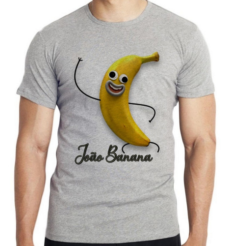 Camiseta Infantil Kids João Banana Desenho Fruta Linda