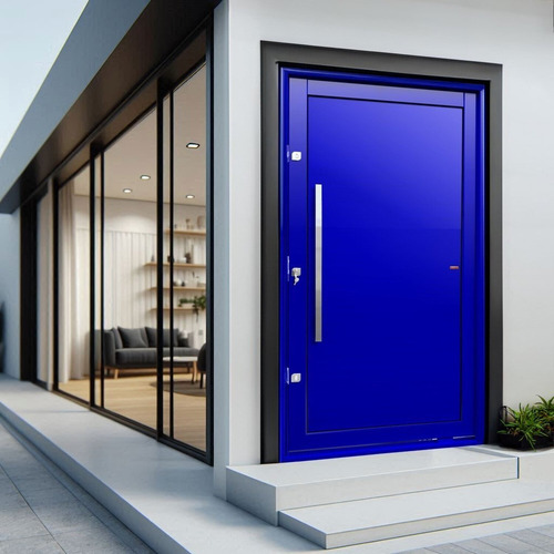Porta Pivotante Lambril Com Puxador Lado Direito Elite Wt