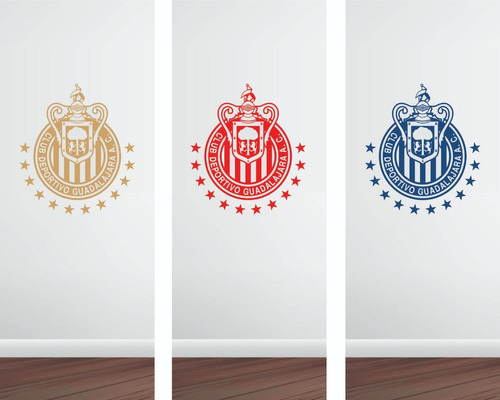 Vinil Decorativo Pared 58x65 Cms Chivas Guad Futbol Liga Mx