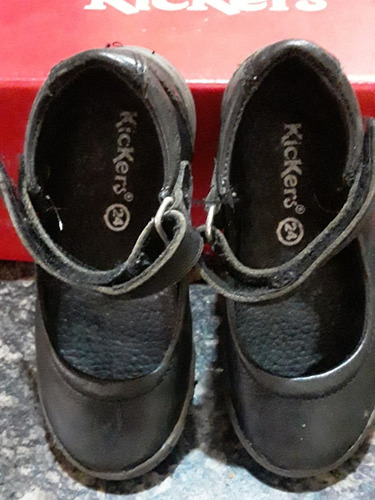 Zapatos Escolares Kickers Para Niña Num 24 