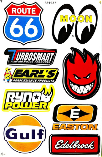 Coches Motorsport Nos Hot Rod Drag Racing Lote De 6 Calco...