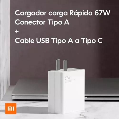 Xiaomi Kit Cargador Rápido 67w + Cable Usb-c * 100% Original