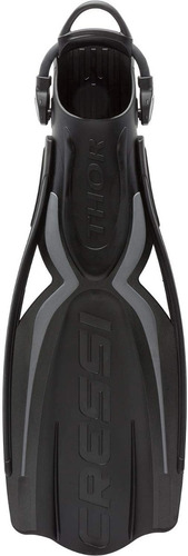 Aletas Cressi Thor Fins Ajustable Negra/ Gris S - M ( 4/7 )