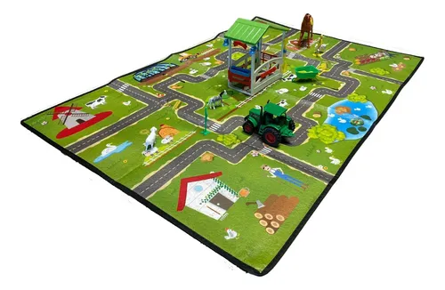 Alfombra Infantil Pista Formula 1 100x140 Niños Autos Dis 2 - $ 4.299