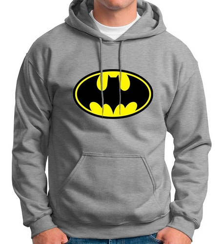 Buzo Hoddie Capota Cerrado Batman Dc Comics