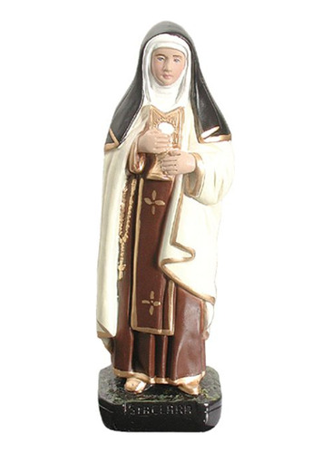 Figura Imagen Virgen Santa Clara 20cm
