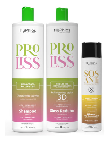 Progressiva Myphios 1l Proliss 3d + Sos Antiemborracha. 300g