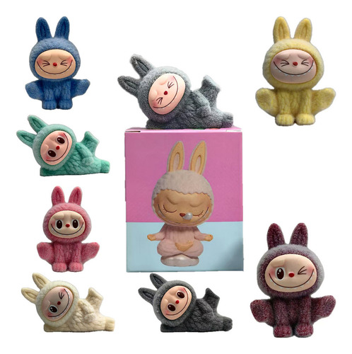 Labubu Mini Yoga Caja Ciega Misteriosa,regalo Sorpresa Bubble Matt The Monsters Chucky Muñeco 1pcs