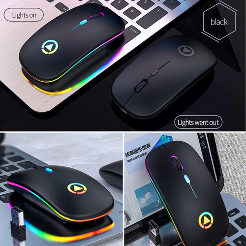 Mouse Inalámbrico Silencioso De Oficina Recargable De 2.4g,mouse,mouse Ergonomico,mouse Bluetooth,mouse Gamer,mouse Gamer Inalambrico