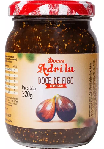 Kit 3 Doce De Figo Figada Chimia Artesanal Serra Gaúcha 320g