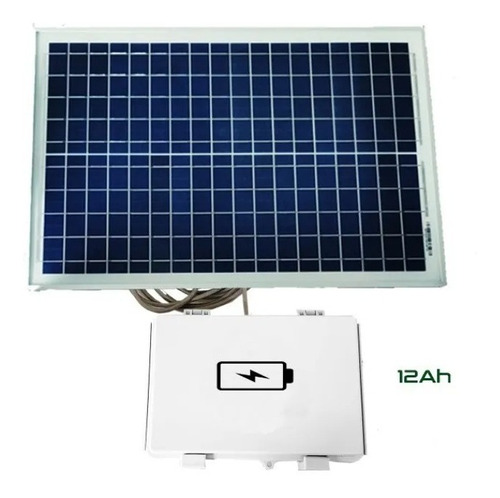 Respaldo Energetico Con Panel Solar 140wh