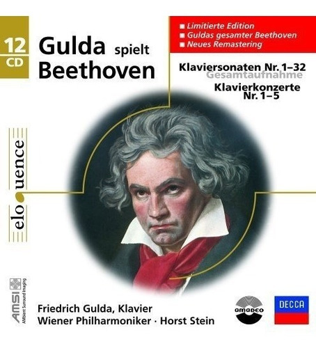 Gulda Friedrich Gulda Spielt Beethoven Germany Imp  Cd X 12