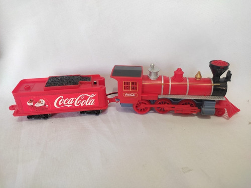 Tren Locomotora Con Carbonera Coca Cola 01