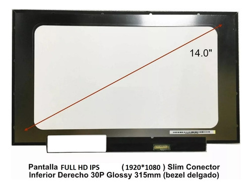 Pantalla Compatible Lenovo Ideapad 530s 81eu002msp 30 Pines