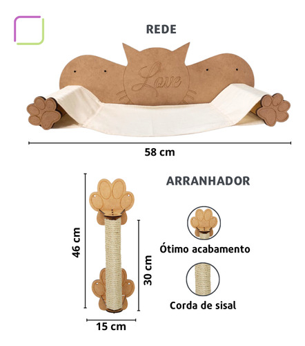Brinquedo Para Bichanos Caminha Com Rede + Circuito 8 Pçs