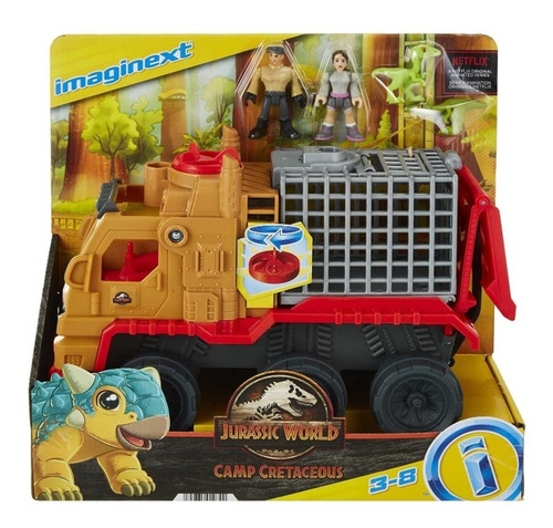 Camion Imaginext Jurassic World Transportador De Dinosaurios