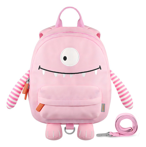 Mini mochila de lona de algodão rosa Gagaku