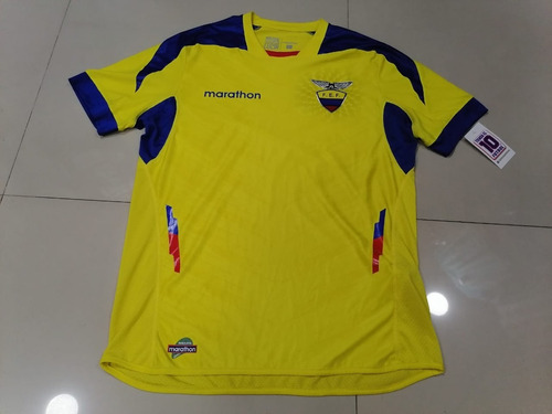 Ecuador Seleccion Camiseta Jersey Usado Por Jugador Titular