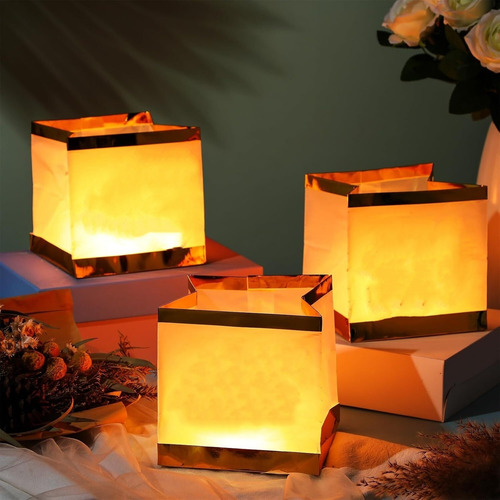 Luces De Piscina Con Vela Flotante 20 Pcs Luces De Oración