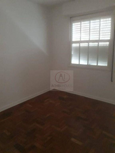 Imagem 3 de 5 de Apartamento Com 1 Dormitório, 1 Banheiro E Ótima Localização À Venda, 50 M² Por R$ 250.000 - Boqueirão - Santos/sp - Ap10900