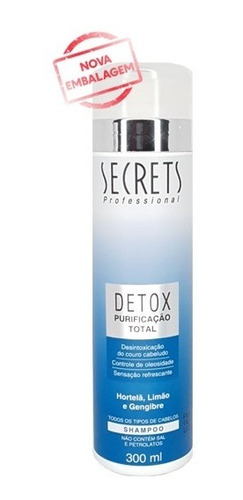 Shampoo 300ml Detox - Secrets Professional