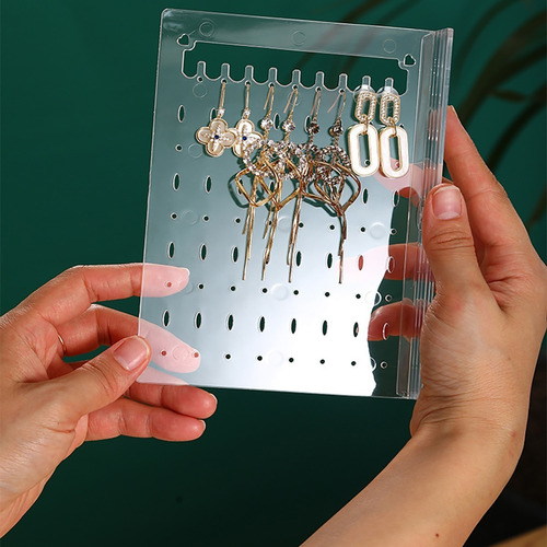 Imagen 6 de 10 de Caja Acrilica Organizador Aros Y Joyas A Cajones