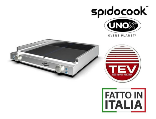 Plancha / Budare De Vitrocerámica Grande, Unox Spidocook 